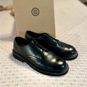 S Double Stussy Service Shoe Oxford 9M Blk